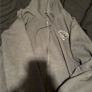 Vintage Disneyland Gray Zip-Up Hoodie